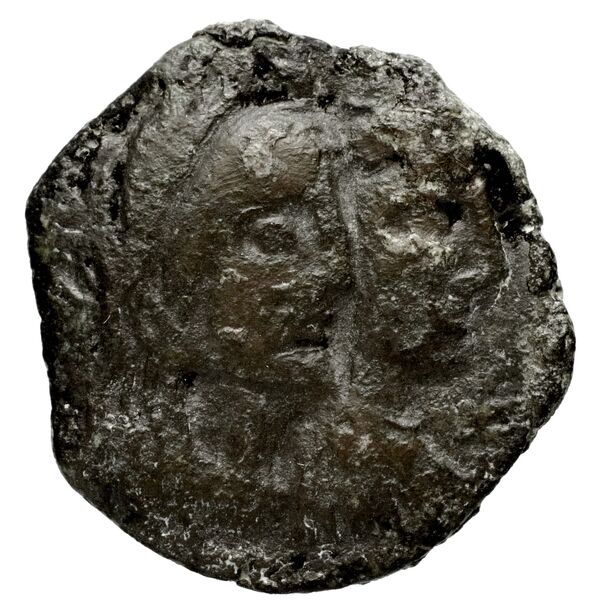 Aretas IV of Nabataea Petra Barkay 2019 186, 188, аверс, BnF (IRIS)