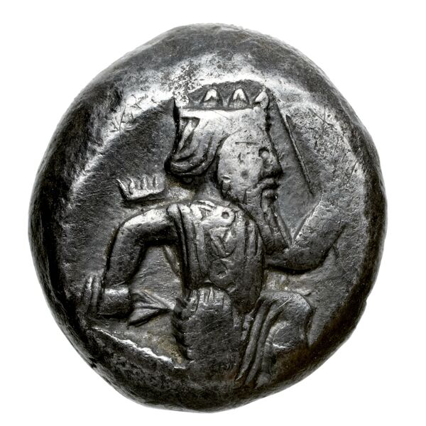 Sardis Carradice 1987 Type IV late siglos, аверс, BnF (IRIS)
