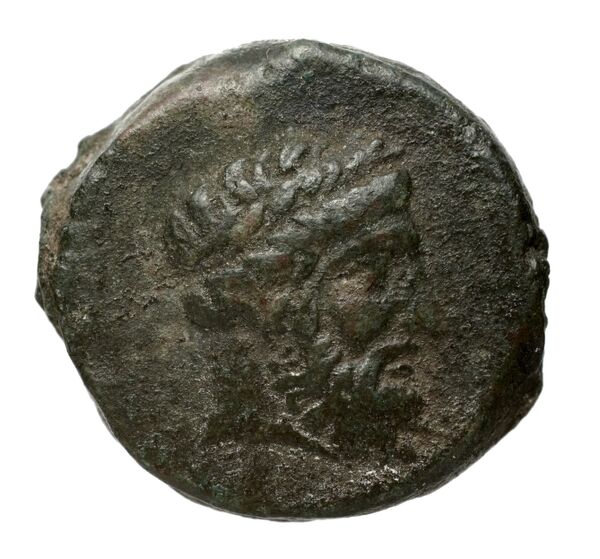 Locri Epizephyrii Historia Numorum Italy 2352, аверс, BnF (IRIS)