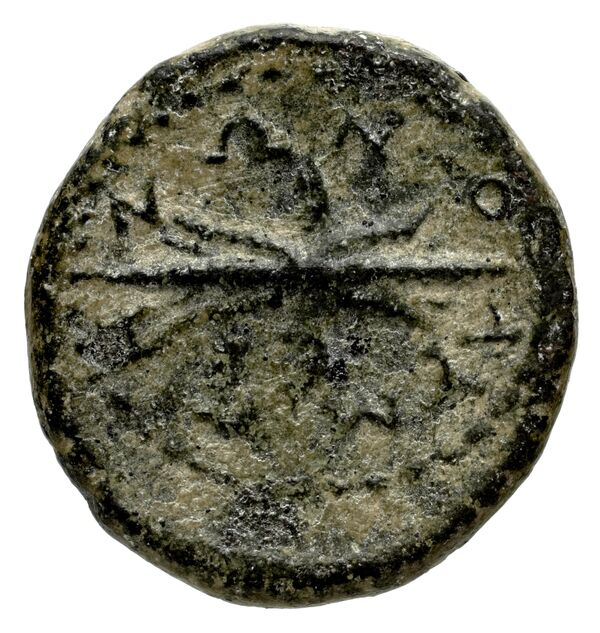 Olympus in Aeolis SNG von Aulock 4376, реверс, BnF (IRIS)
