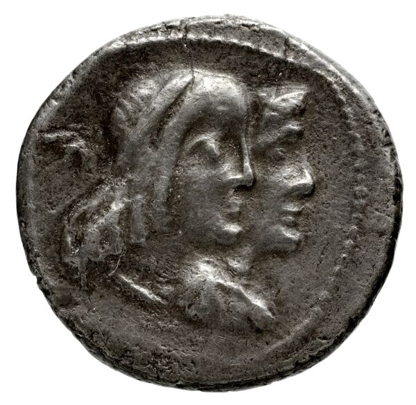 Obodas II of Nabataea Petra Barkay 2019 44-6, 50, 52, 54, 58, 60, 62, 64-6, аверс, BnF (IRIS)
