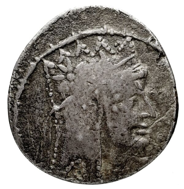 Tigranes the Younger of Sophene Damascus Kovacs 2016 134-6, аверс, BnF (IRIS)