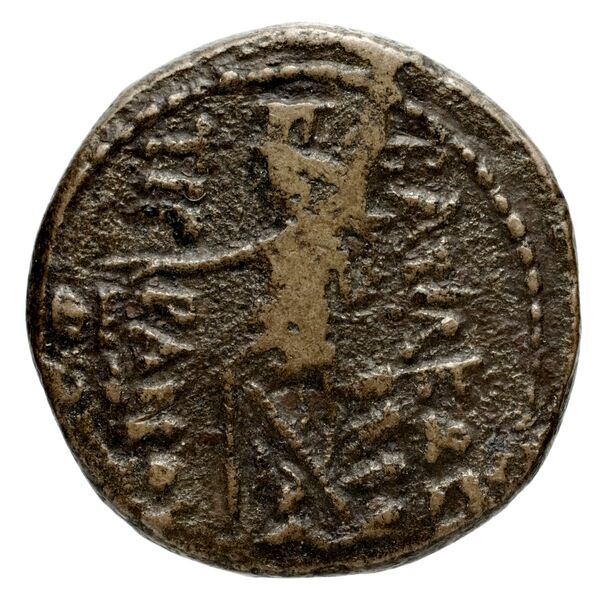 Tigranes the Younger of Sophene Damascus Kovacs 2016 137 and 140, реверс, BnF (IRIS)