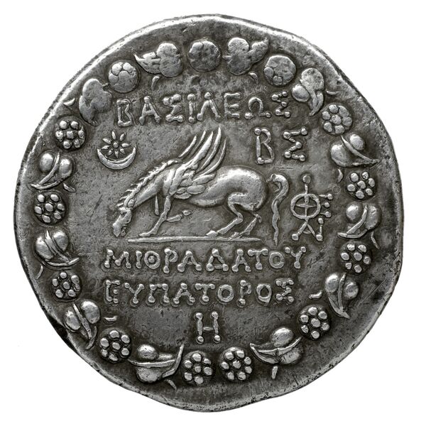 Mithradates VI Pontus Callataÿ 1997 Realistic, dated, реверс, bnf-iris
