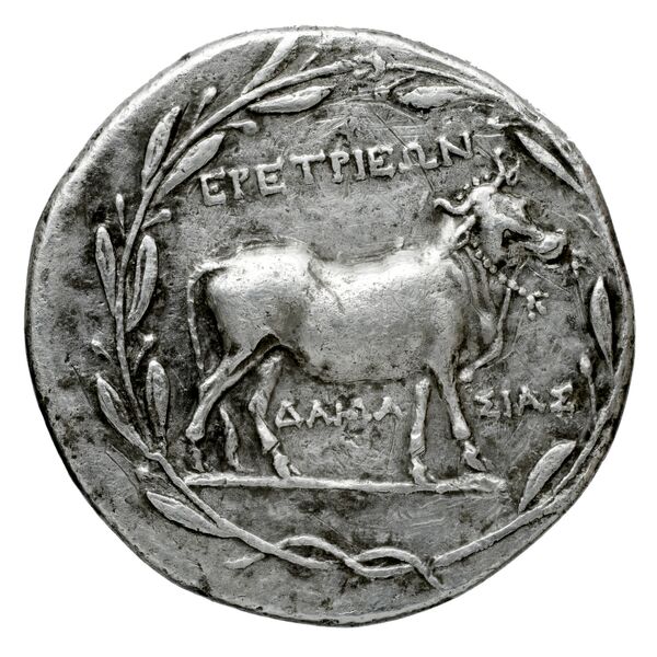 реверс Eretria Waggoner 1980 Tetradrachm