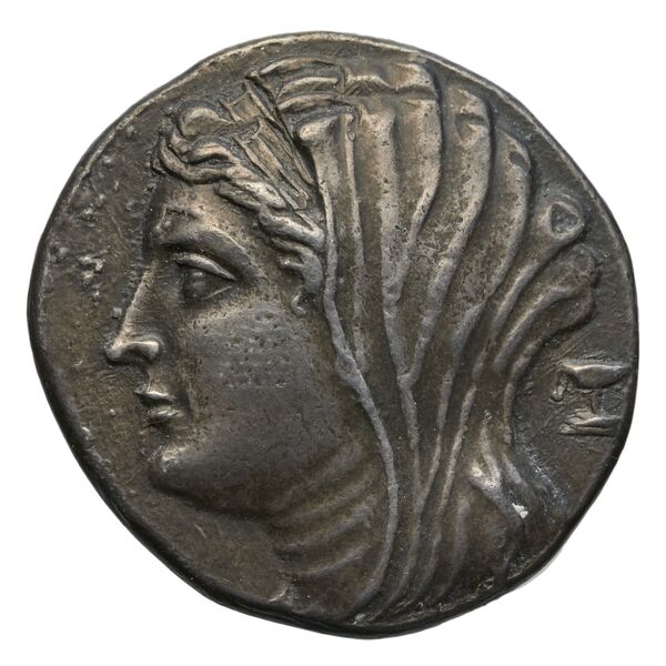 Hieron II Syracuse Caltabiano 1997 15-90, аверс, BnF (IRIS)
