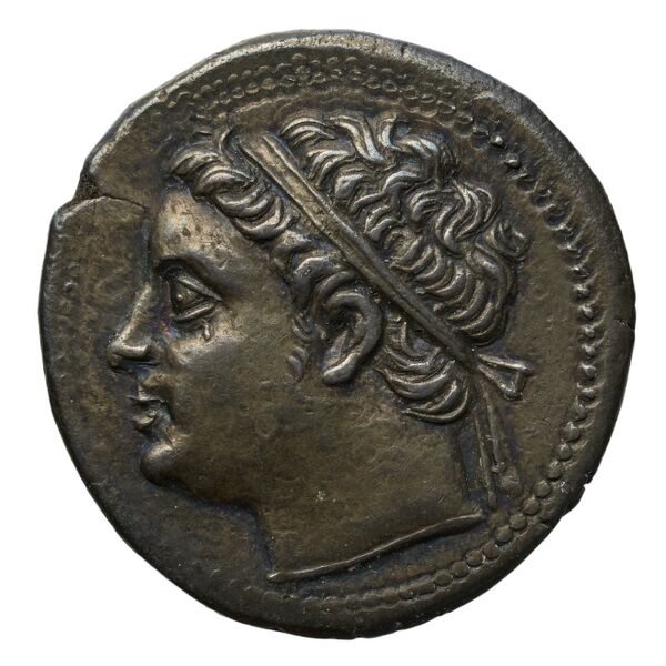 Hieronymus of Syracuse Syracuse Holloway 1969 3-16_18-38_40-52_55-60, аверс, BnF (IRIS)