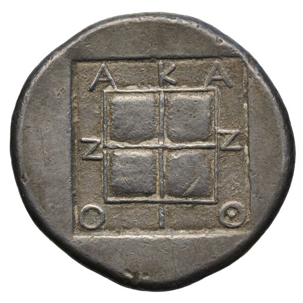 Acanthus Tselekas 1996 Periods F-G, groups 42-61, реверс, bnf-iris