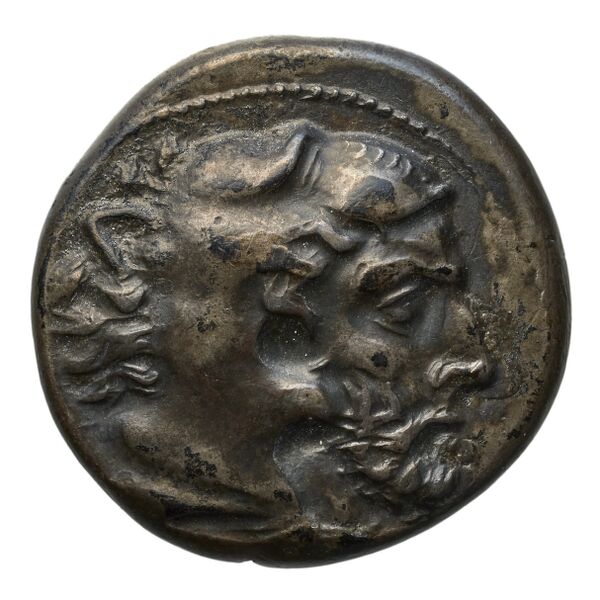 Amyntas III of Macedon Macedon SNG ANS 87-93, аверс, bnf-iris