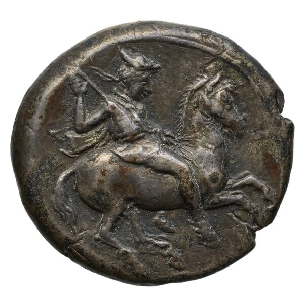 Amyntas III of Macedon Macedon SNG ANS 99, аверс, bnf-iris