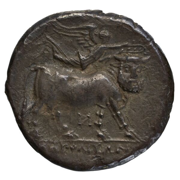 реверс Neapolis Historia Numorum Italy 579
