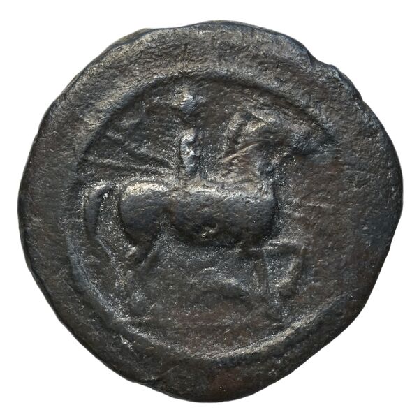 аверс Larissa, Thessaly Herrmann 1925 III, α, trihemiobol