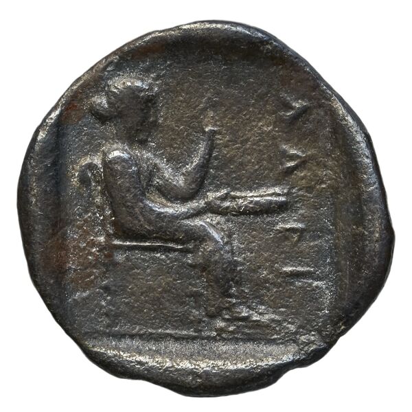 реверс Larissa, Thessaly Herrmann 1925 III, α, trihemiobol