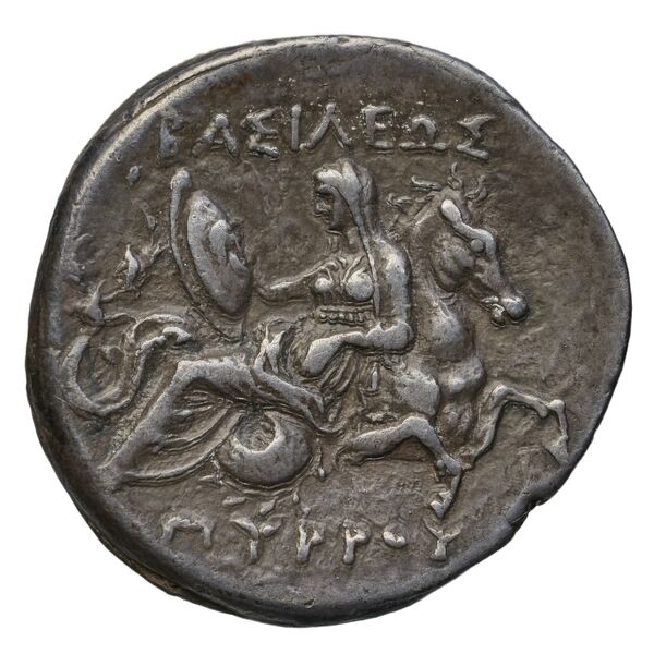 реверс Pyrrhus Locri Epizephyrii BMC Pyrrhus 8