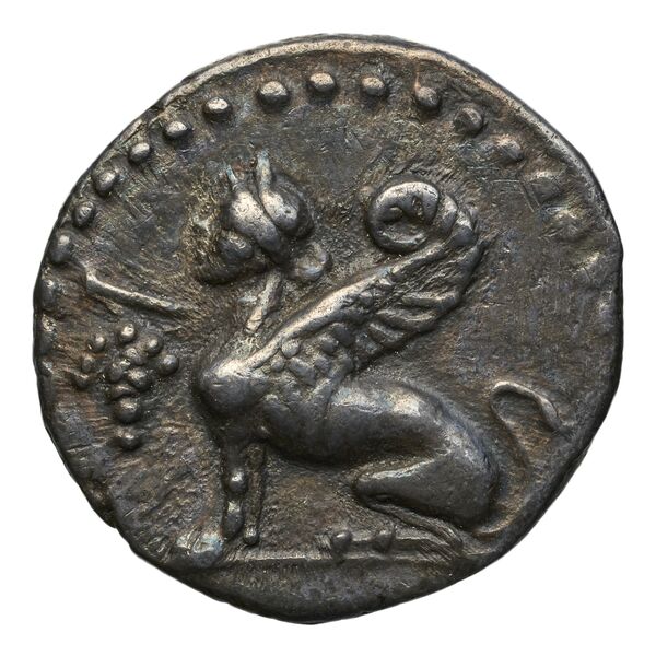 Chios Lagos 1998 Reduced Attic standard F, аверс, BnF (IRIS)
