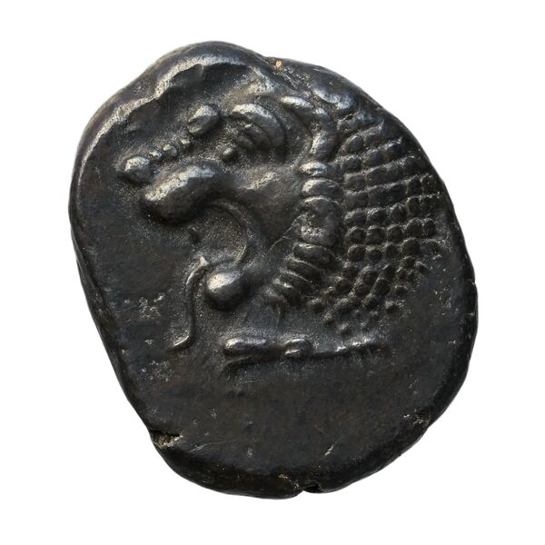 Hecatomnus of Caria Mylasa Konuk 1998 A1, аверс, BnF (IRIS)