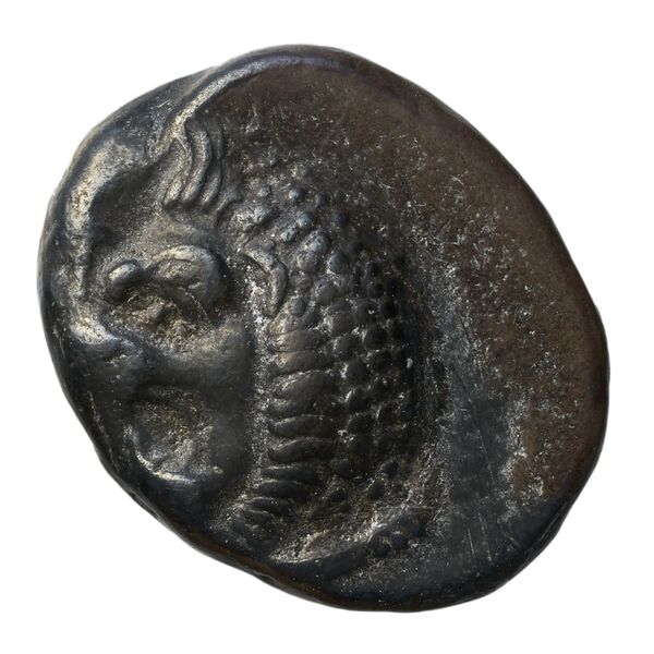 Hecatomnus of Caria Mylasa Konuk 1998 A1, аверс, BnF (IRIS)