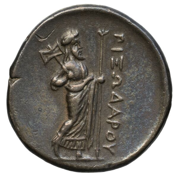 Pixodarus of Caria Halicarnassus Konuk 1998 A1, реверс, BnF (IRIS)