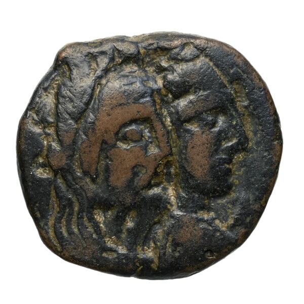 Aretas IV of Nabataea Petra Barkay 2019 186, 188, аверс, BnF (IRIS)