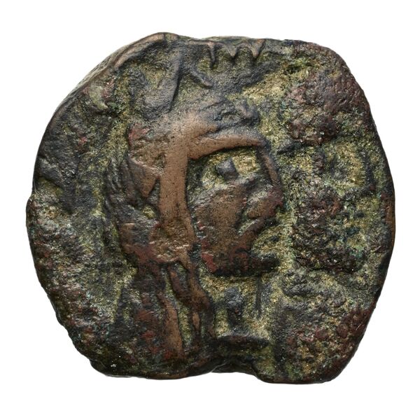 Aretas IV of Nabataea Petra Barkay 2019 186, 188, аверс, BnF (IRIS)