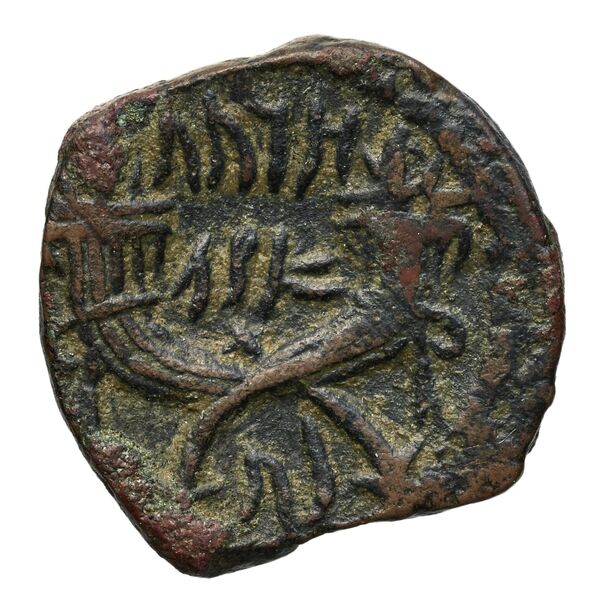 Aretas IV of Nabataea Petra Barkay 2019 186, 188, реверс, BnF (IRIS)