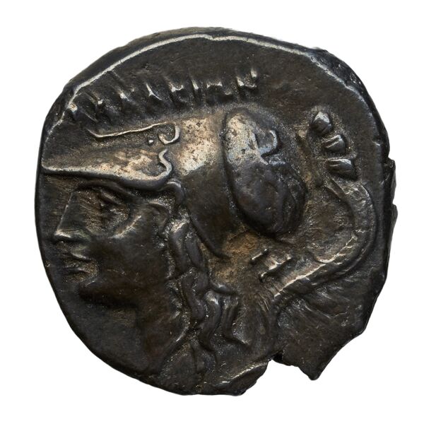 аверс Heraclea Lucaniae Historia Numorum Italy 1428-35