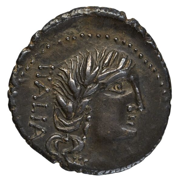 Italia  Historia Numorum Italy 412, аверс, BnF (IRIS)