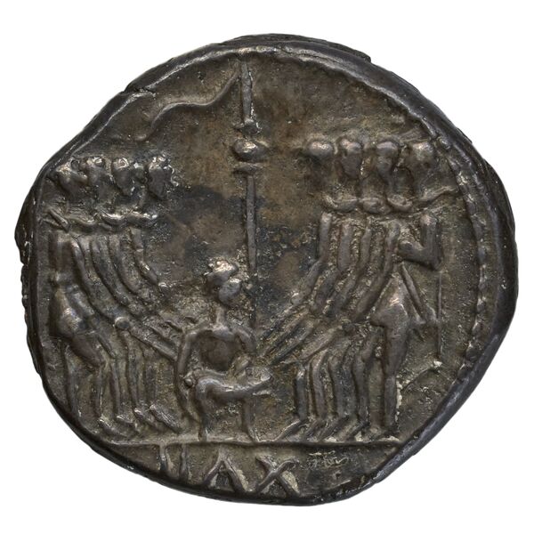 Italia  Historia Numorum Italy 415, реверс, BnF (IRIS)