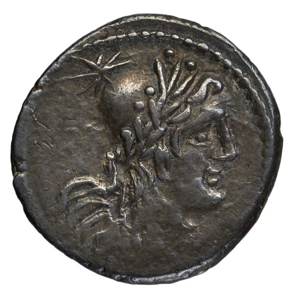 Italia  Historia Numorum Italy 417, аверс, BnF (IRIS)