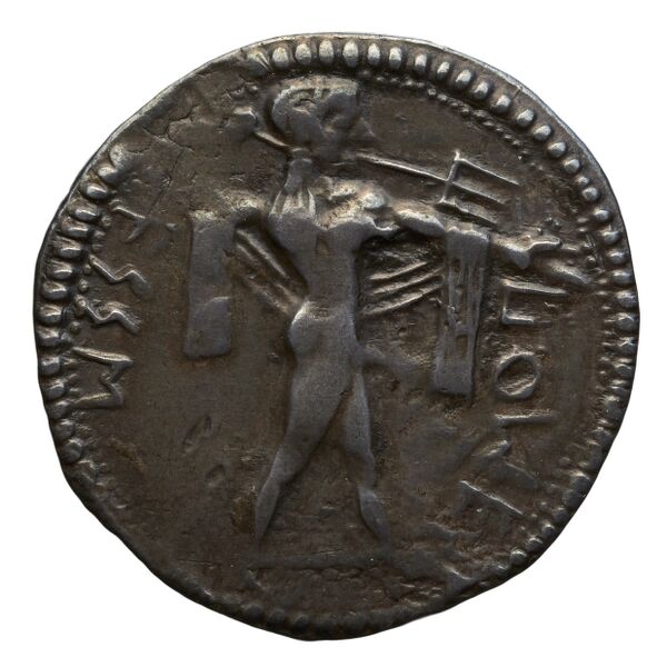 Poseidonia Historia Numorum Italy 1108, аверс, BnF (IRIS)