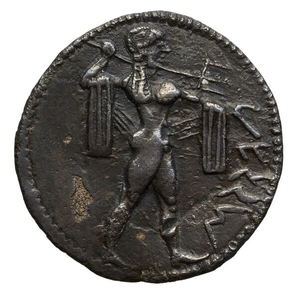 Poseidonia Historia Numorum Italy 1108, аверс, BnF (IRIS)