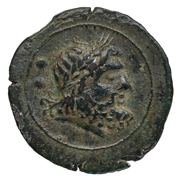 аверс Atella Historia Numorum Italy 466