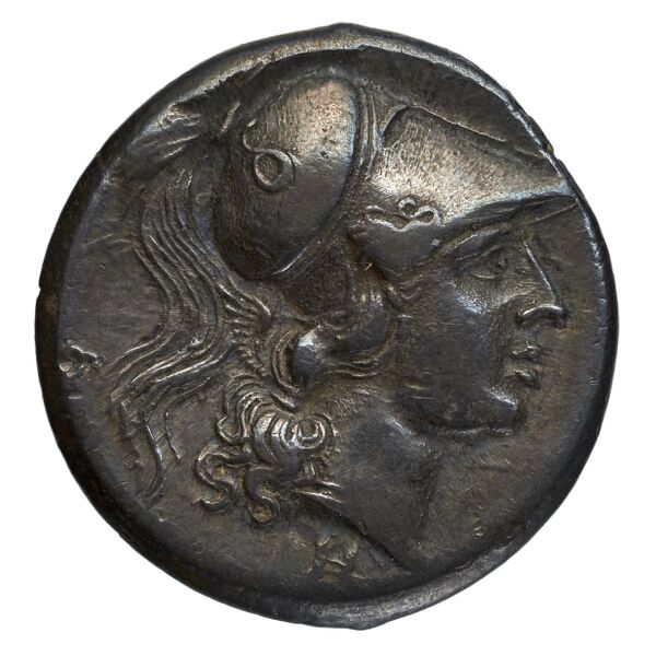 аверс Cales Historia Numorum Italy 434