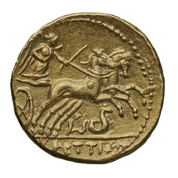 реверс Brettii Bruttium Historia Numorum Italy 1953-1957