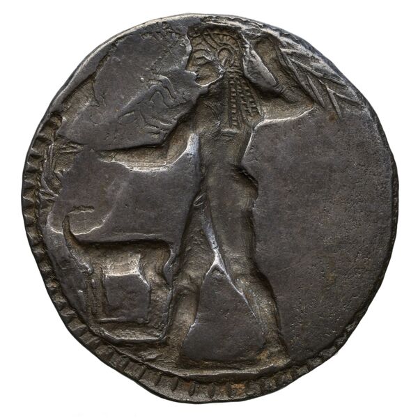 реверс Caulonia Historia Numorum Italy 2035-2036