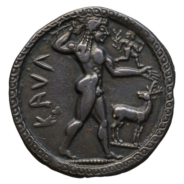 Caulonia Historia Numorum Italy 2035-2036, аверс, bnf-iris