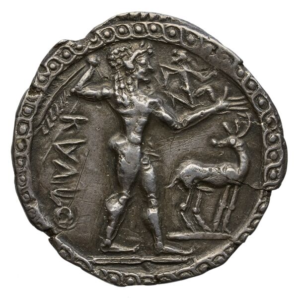 Caulonia Historia Numorum Italy 2037-2038, аверс, bnf-iris