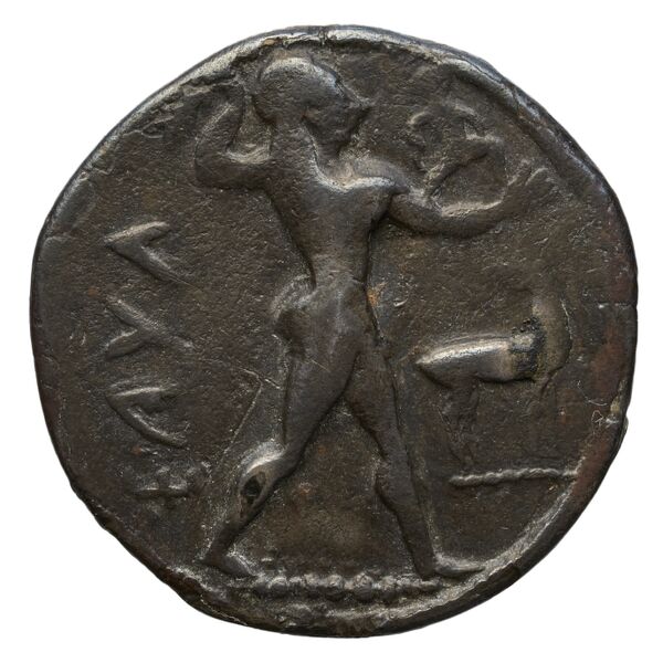 Caulonia Historia Numorum Italy 2037-2038, аверс, bnf-iris