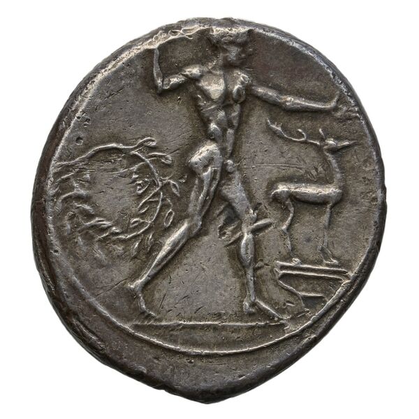 Caulonia Historia Numorum Italy 2049, аверс, bnf-iris