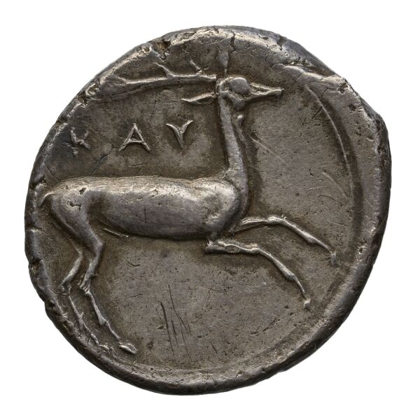 Caulonia Historia Numorum Italy 2049, реверс, bnf-iris