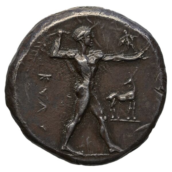 Caulonia Historia Numorum Italy 2046, аверс, bnf-iris