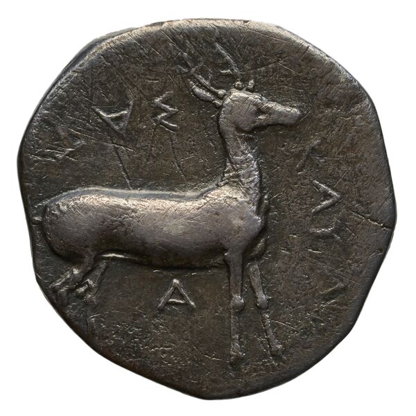реверс Caulonia Historia Numorum Italy 2061