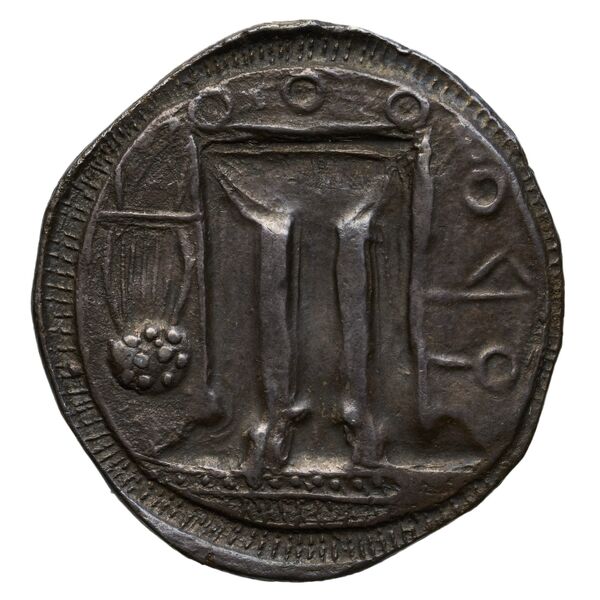 реверс Croton Historia Numorum Italy 2085-94