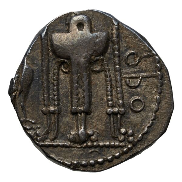 Croton Historia Numorum Italy 73232, аверс, BnF (IRIS)