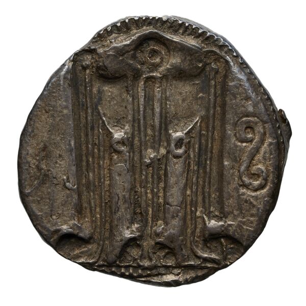 Croton Historia Numorum Italy 73232, реверс, BnF (IRIS)