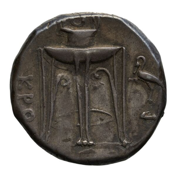Croton Historia Numorum Italy 2170-2176, реверс, BnF (IRIS)