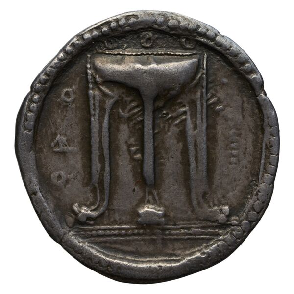 Croton Historia Numorum Italy 2097, аверс, BnF (IRIS)