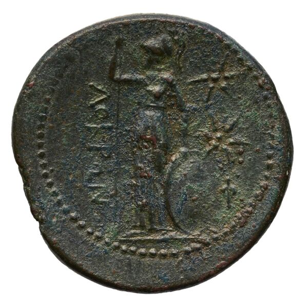 Locri Epizephyrii Historia Numorum Italy 2376-2378, реверс, BnF (IRIS)