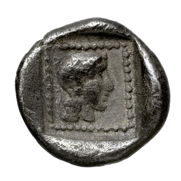 Orou, Carian dynast Uncertain Carian mint G Konuk 2007a Type 3, реверс, BnF (IRIS)