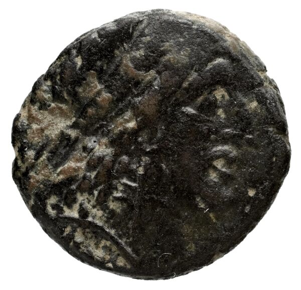 Aretas III of Nabataea Damascus Barkay 2019 7, аверс, bnf-iris